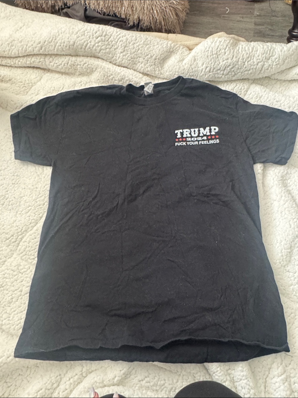 Trump Black Political Graphic Tee - 2024